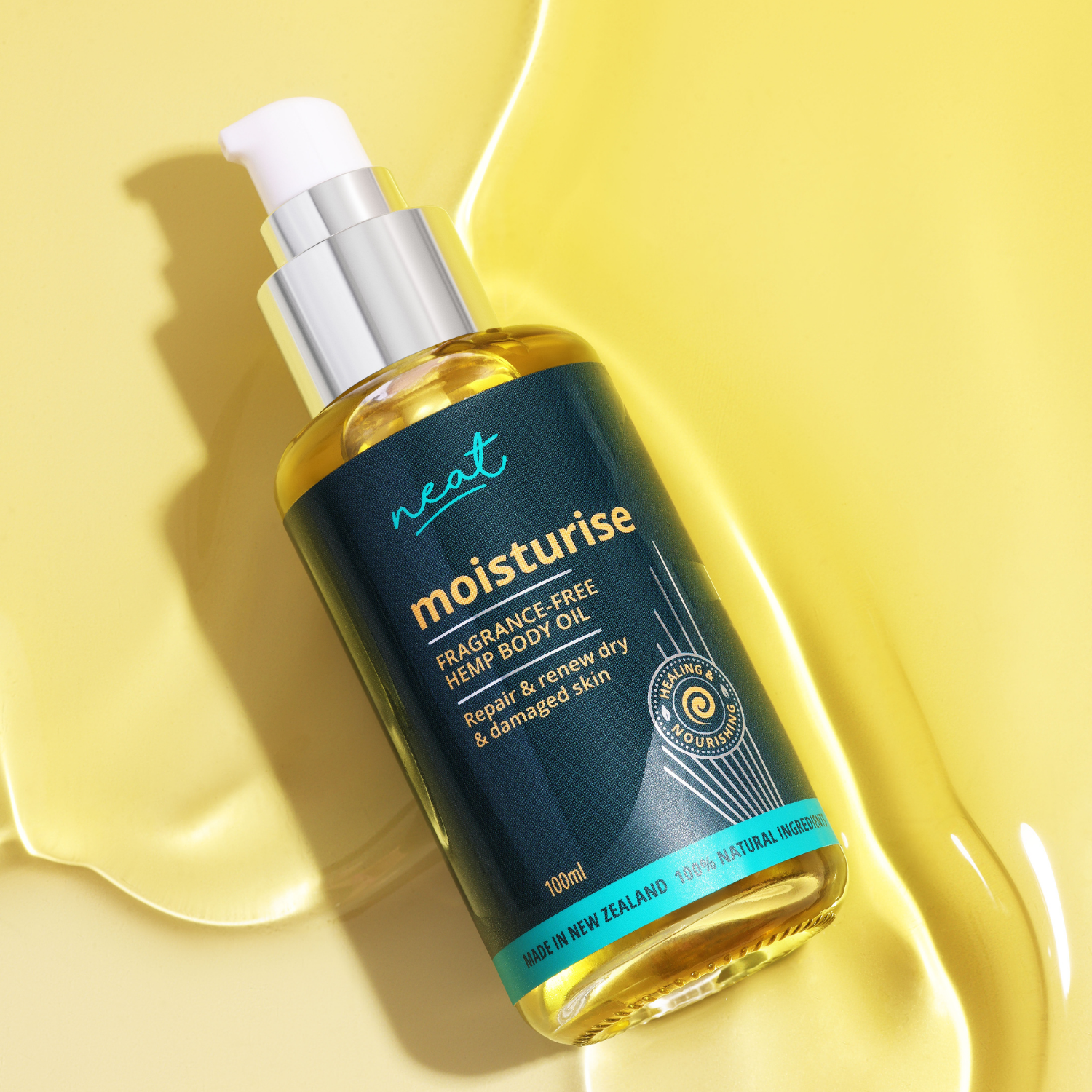 Hempseed and Aloe Vera Body Oil with Harakeke and Kowhai