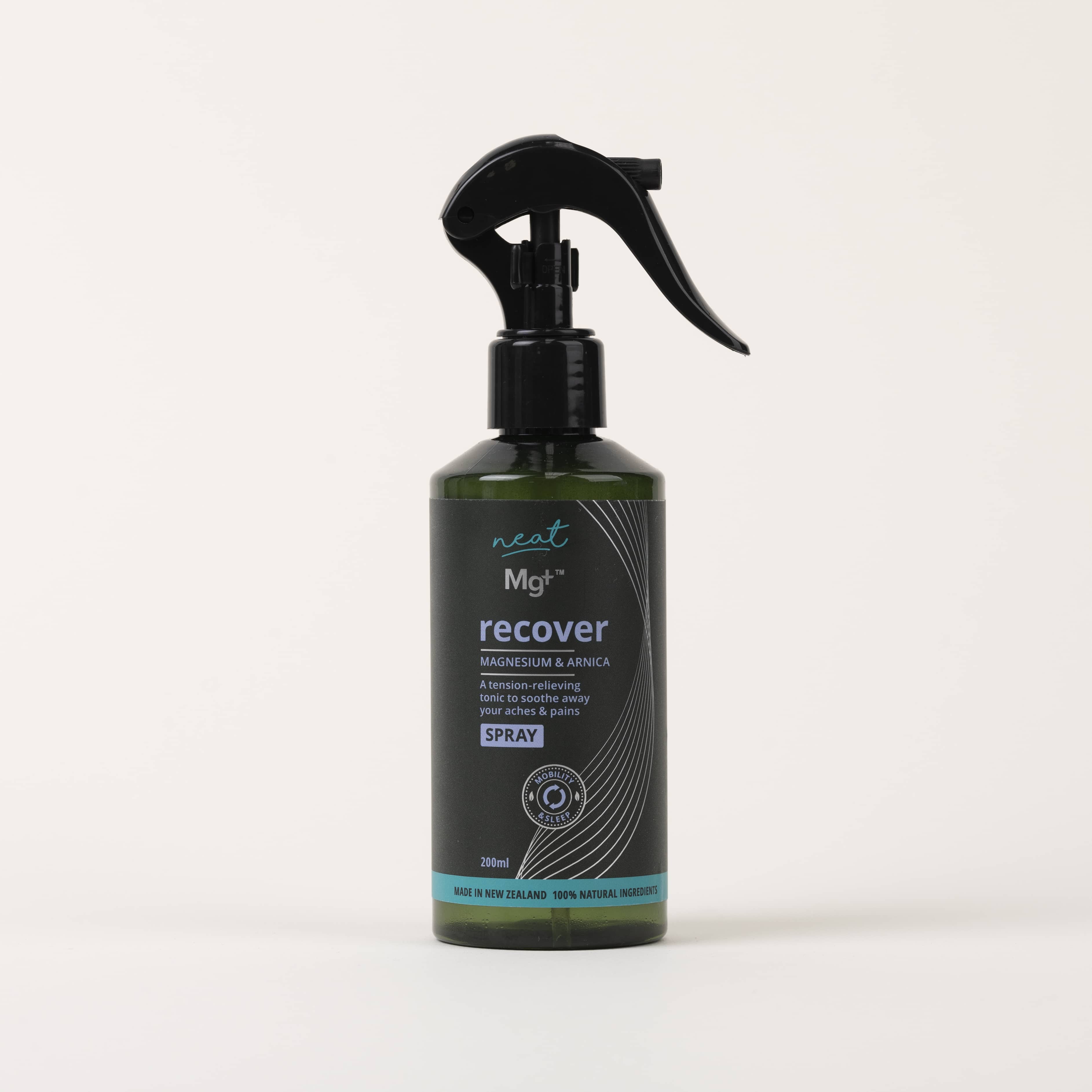 Mg+ Magnesium and Arnica Recovery Spray - 100% Natural