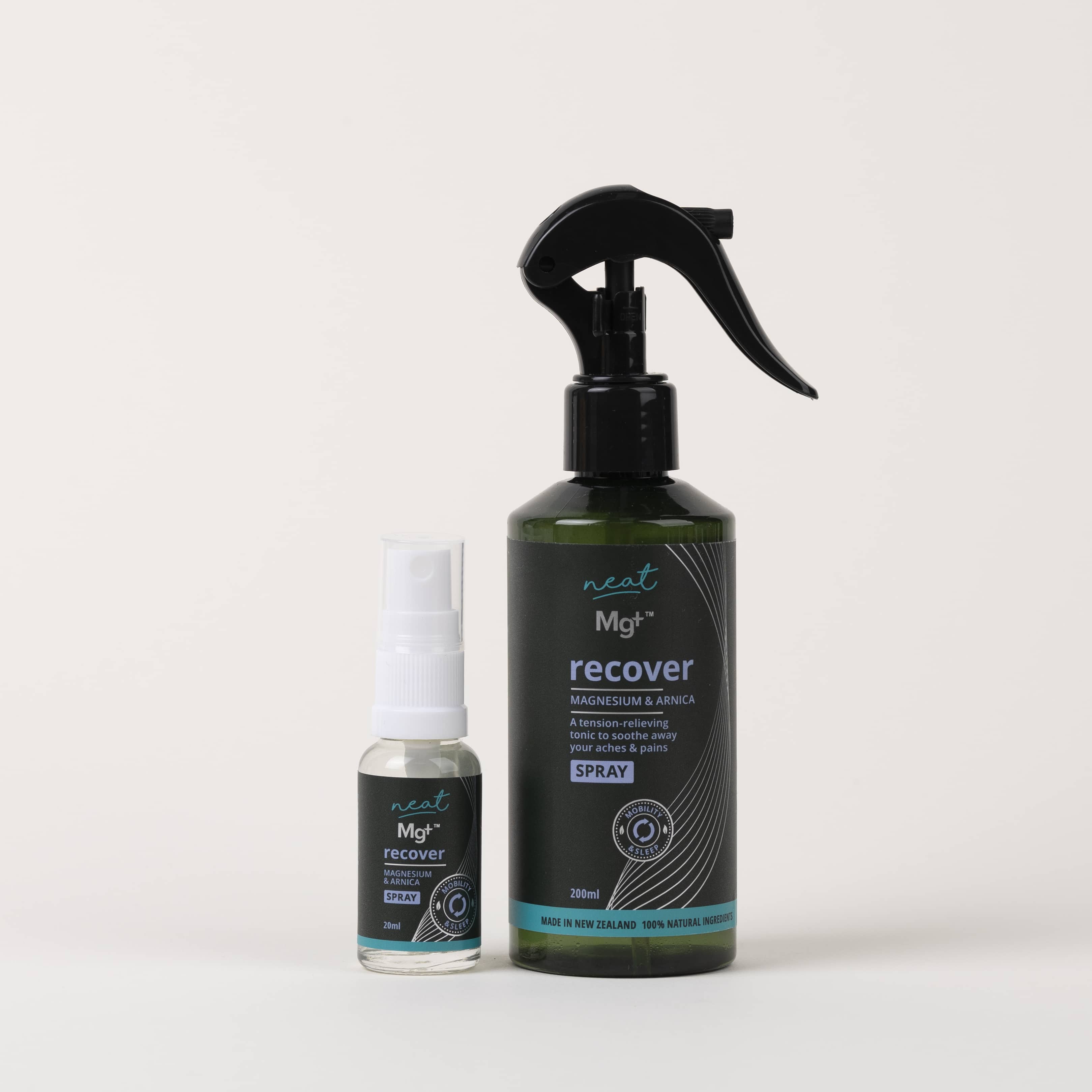 Mg+ Magnesium and Arnica Recovery Spray - 100% Natural