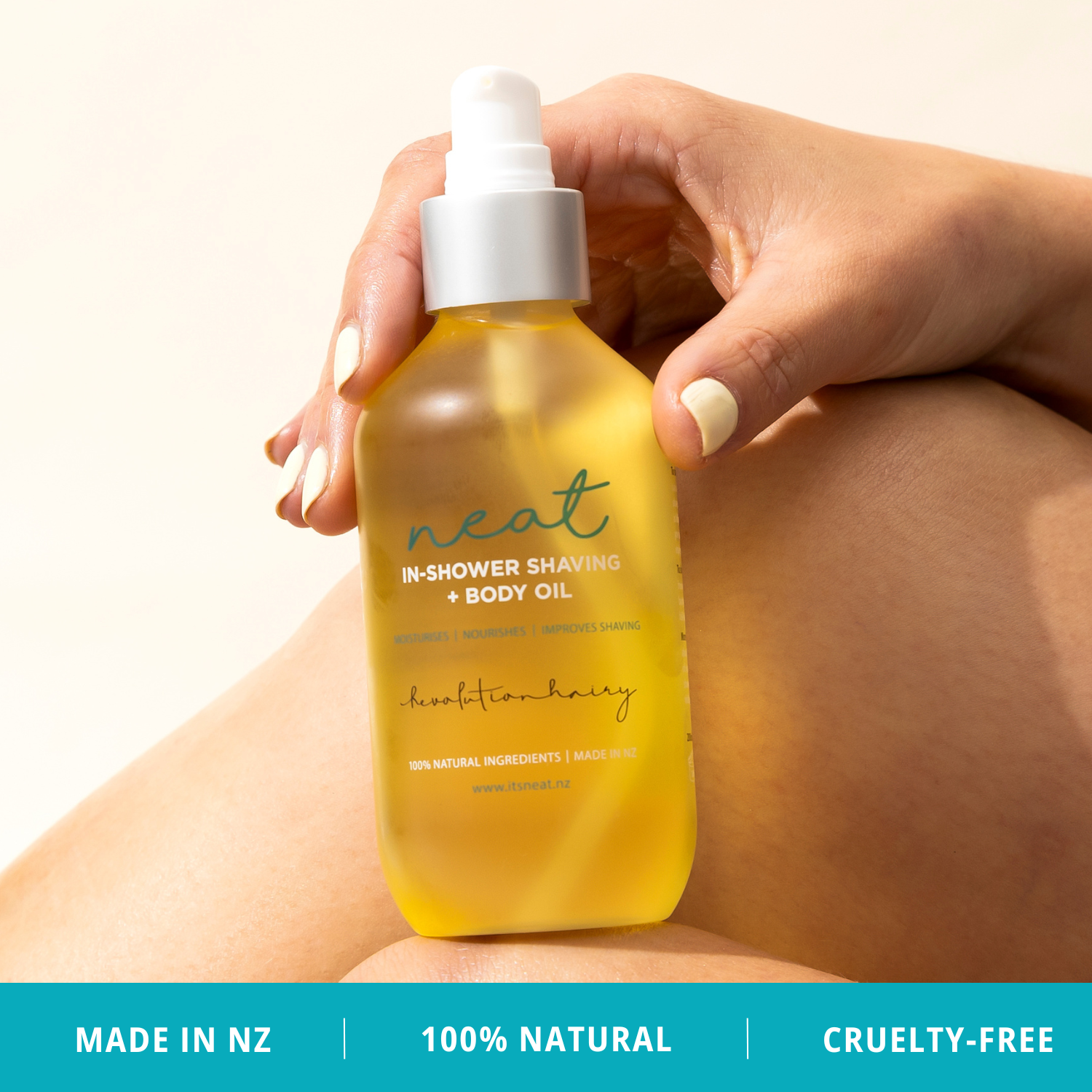 Revolutionary Shower and Shaving Oil - 100% Natural