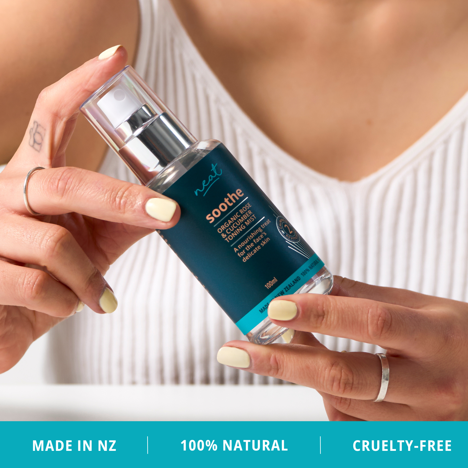 Organic Rose & Cucumber Toning Mist - 100% Natural