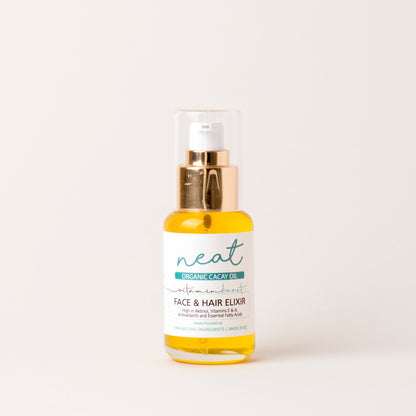 Organic Cacay Face and Hair Oil - Neat