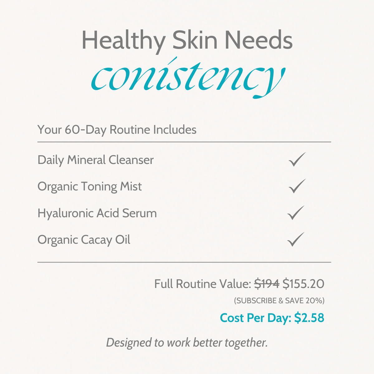 Healthy Skin Routine