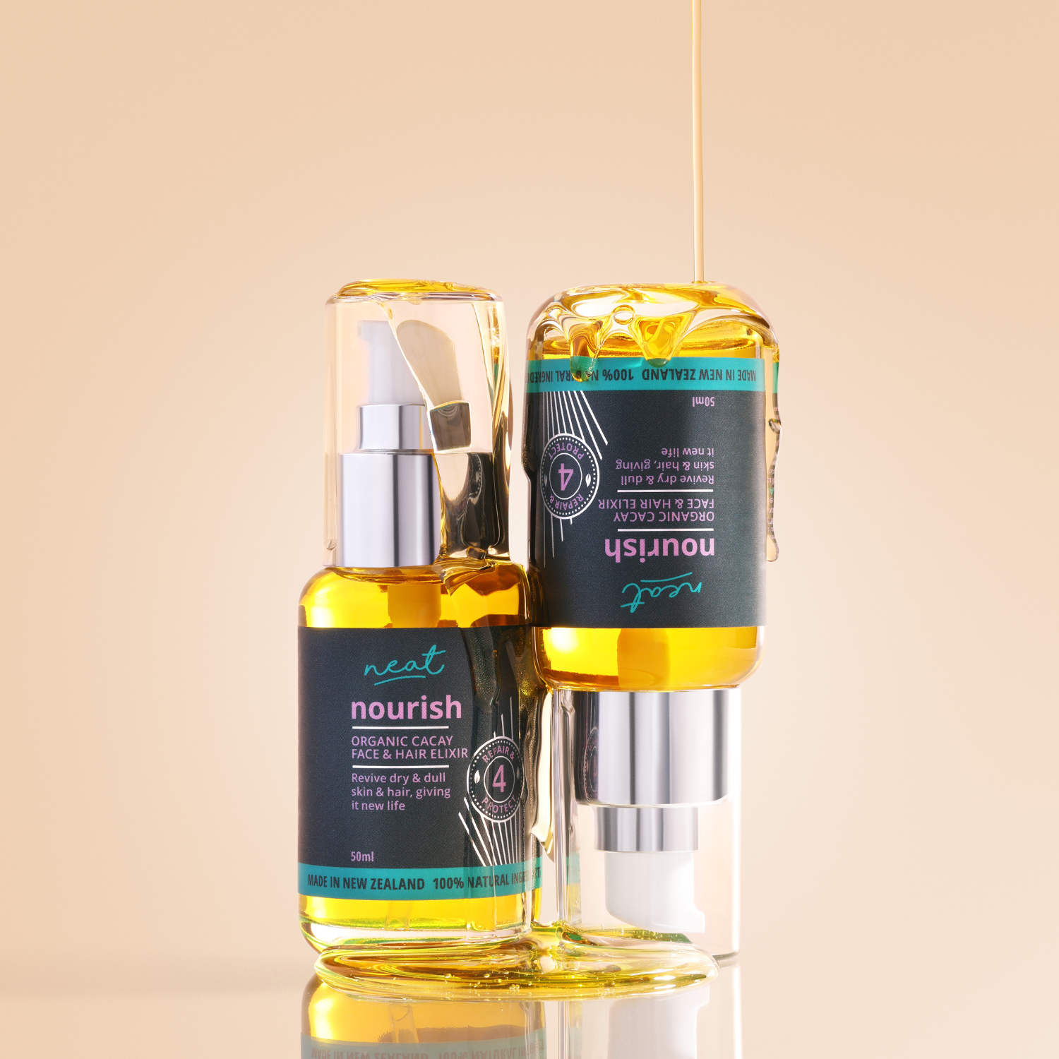 Organic Cacay Face and Hair Oil - 100% Natural