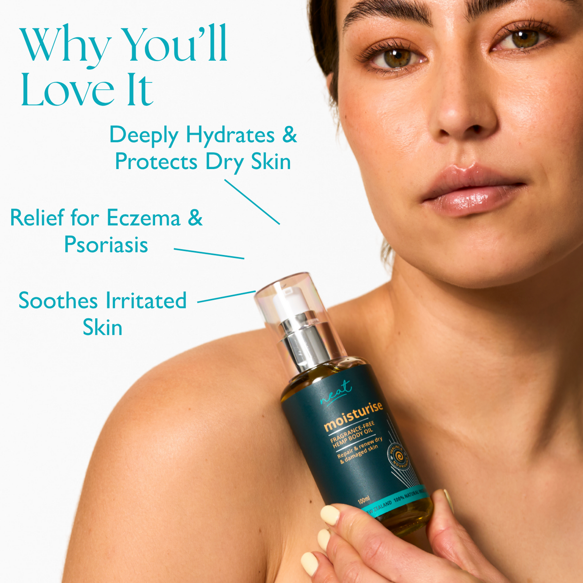 Moisturise: Hempseed and Aloe Vera Body Oil