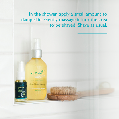Revolutionary Shower and Shaving Oil - 100% Natural