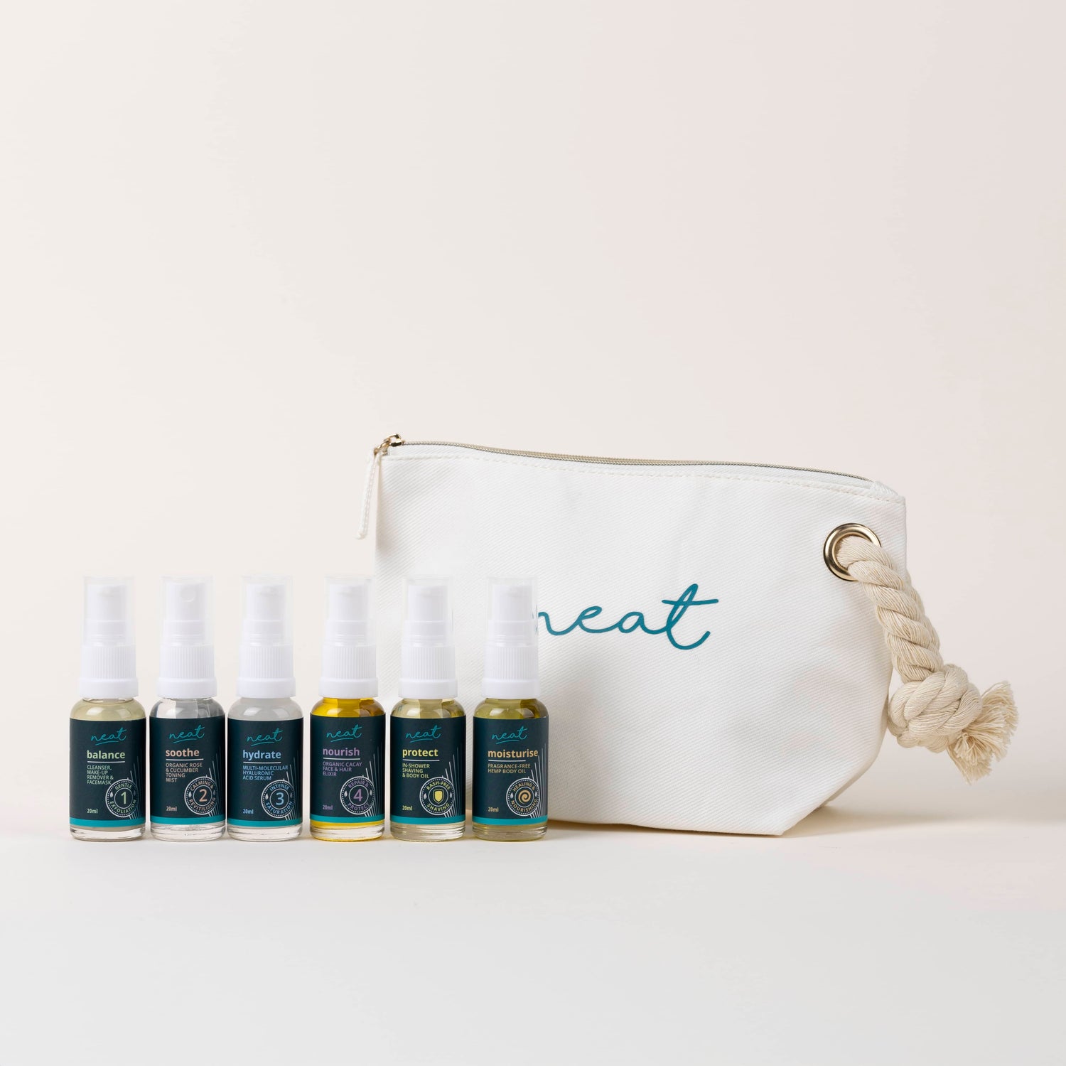 Mini Ultimate Skincare Sample Set for Face &amp; Body | Travel Minis - 100% Natural