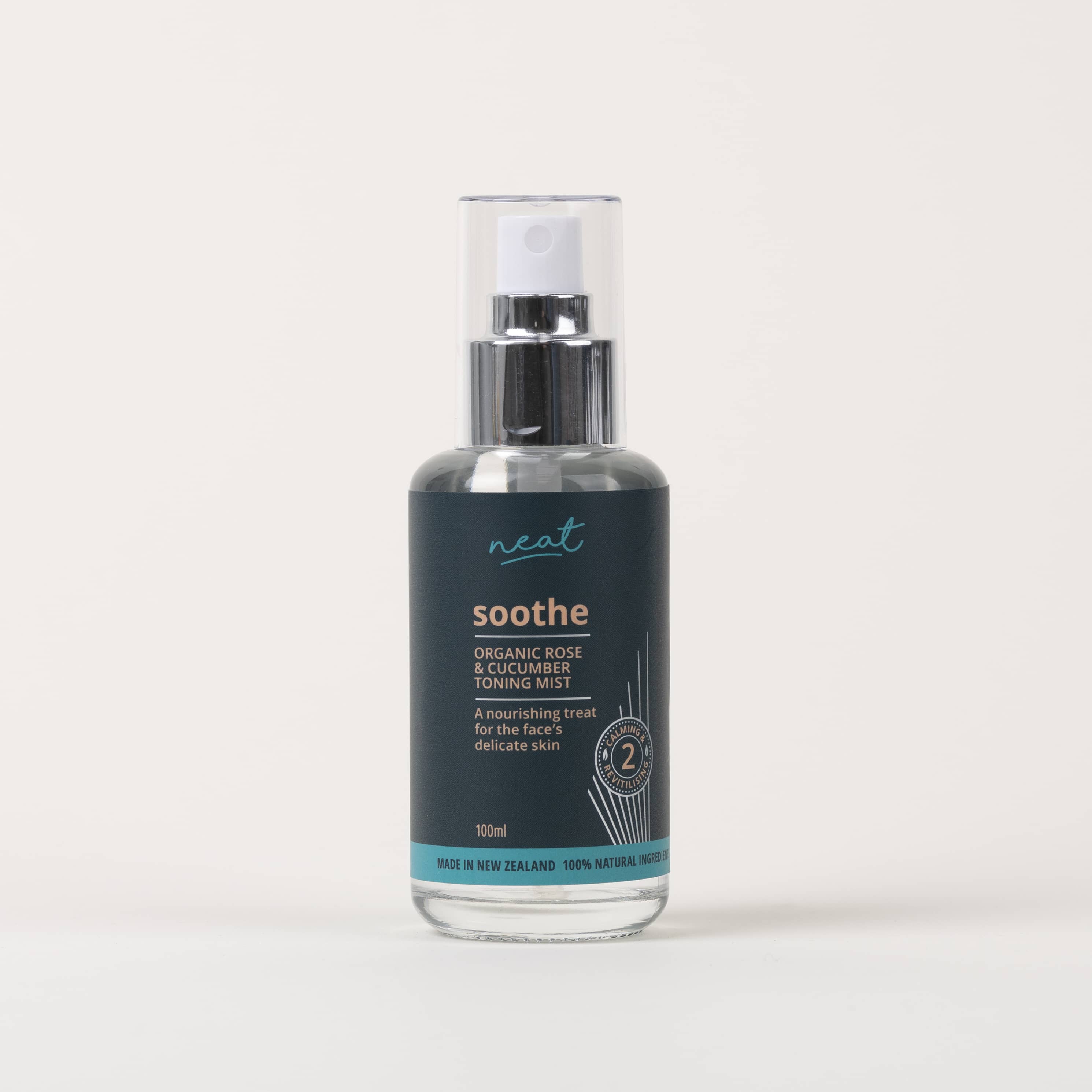Organic Rose &amp; Cucumber Toning Mist - 100% Natural