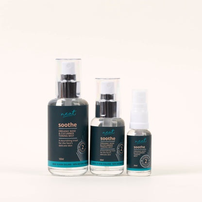Organic Rose &amp; Cucumber Toning Mist - 100% Natural