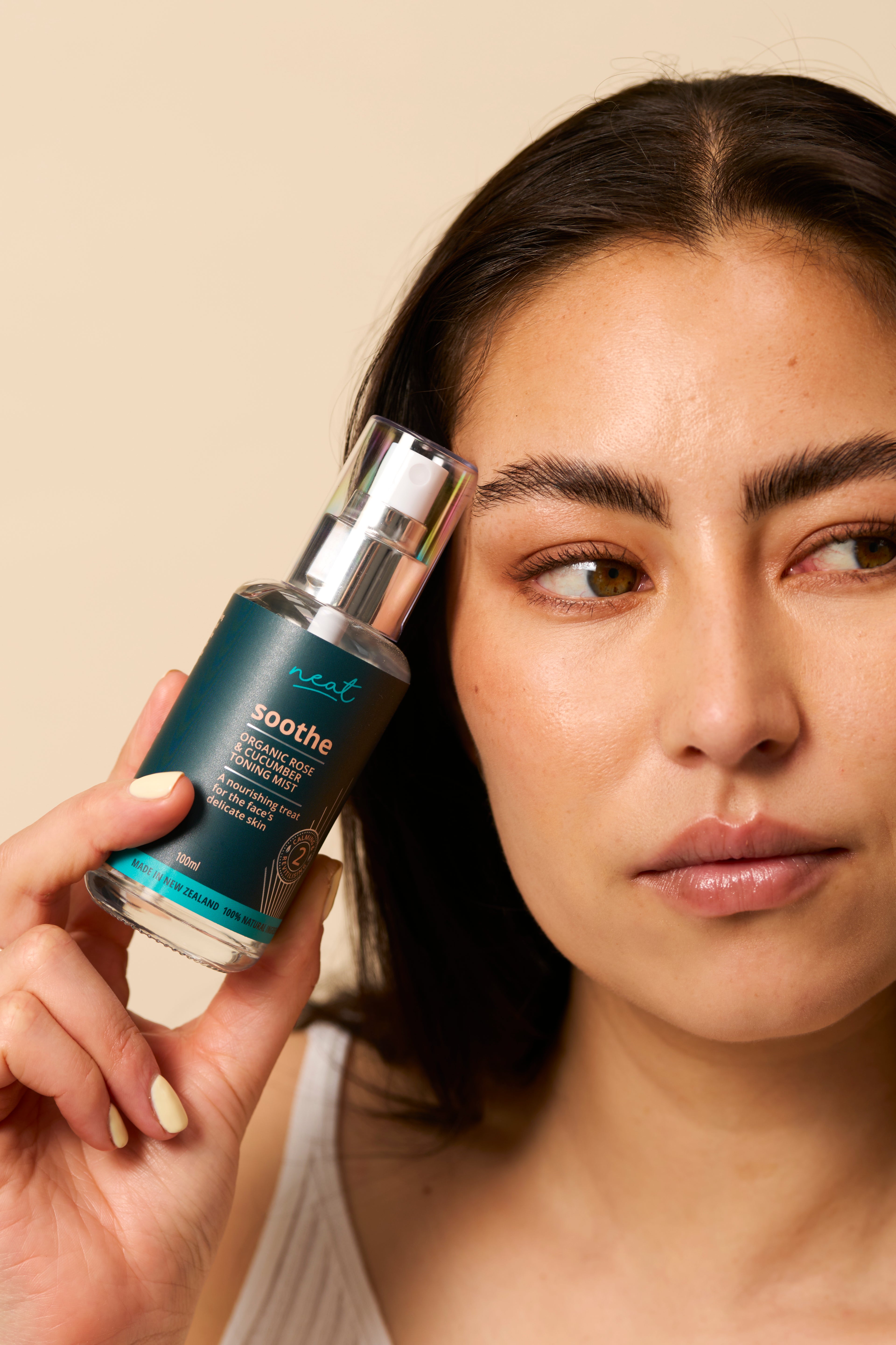 Organic Rose &amp; Cucumber Toning Mist - 100% Natural