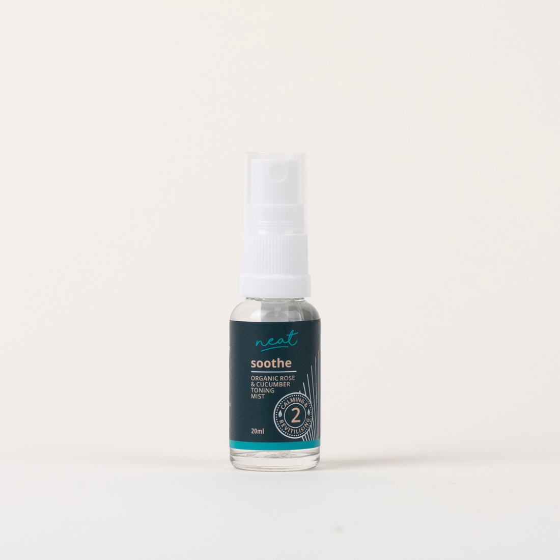 Soothe: Organic Rose & Cucumber Toning Mist - 100% Natural