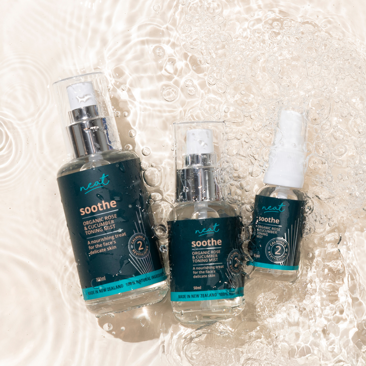 Soothe: Organic Rose &amp; Cucumber Toning Mist