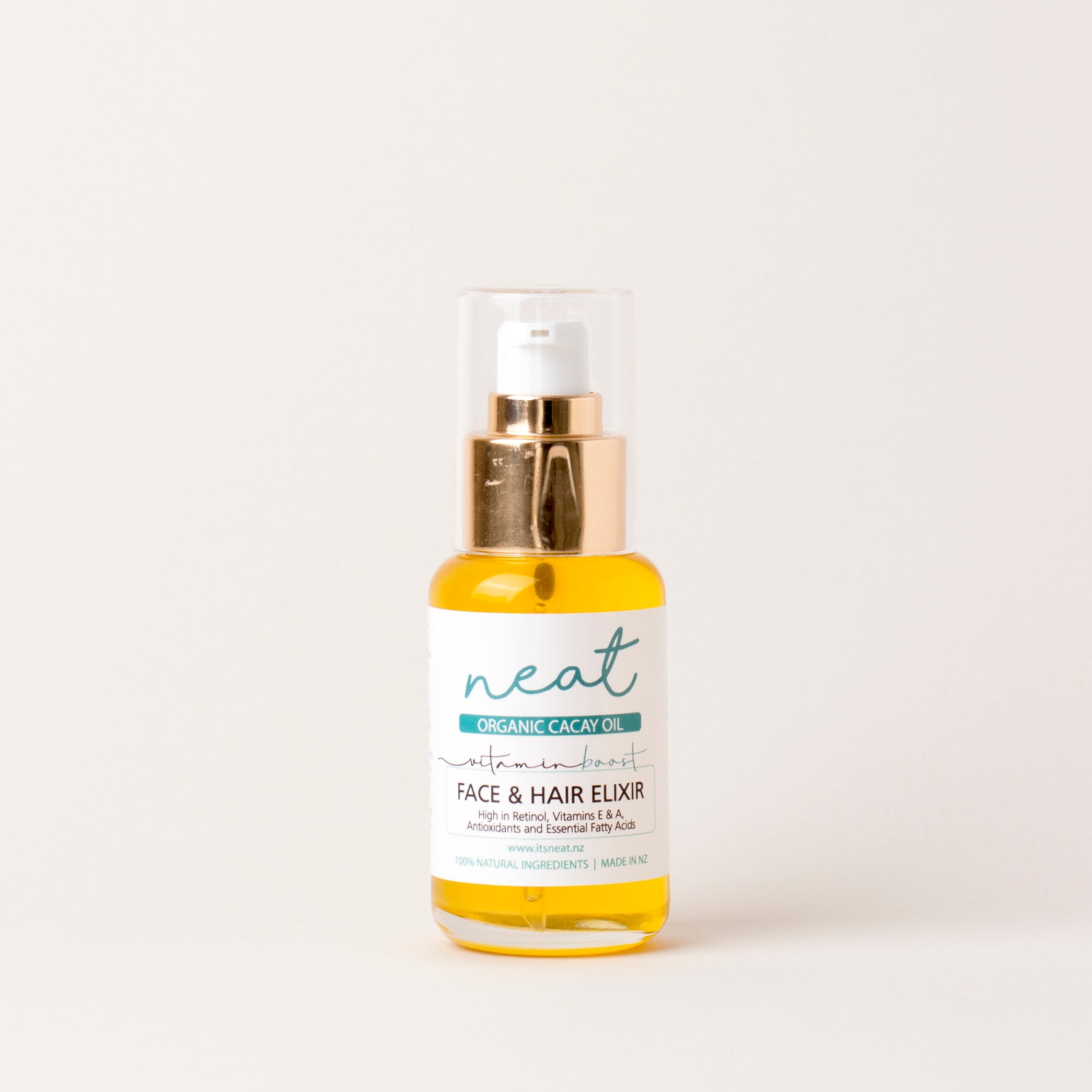 Organic Cacay Face and Hair Oil - Neat